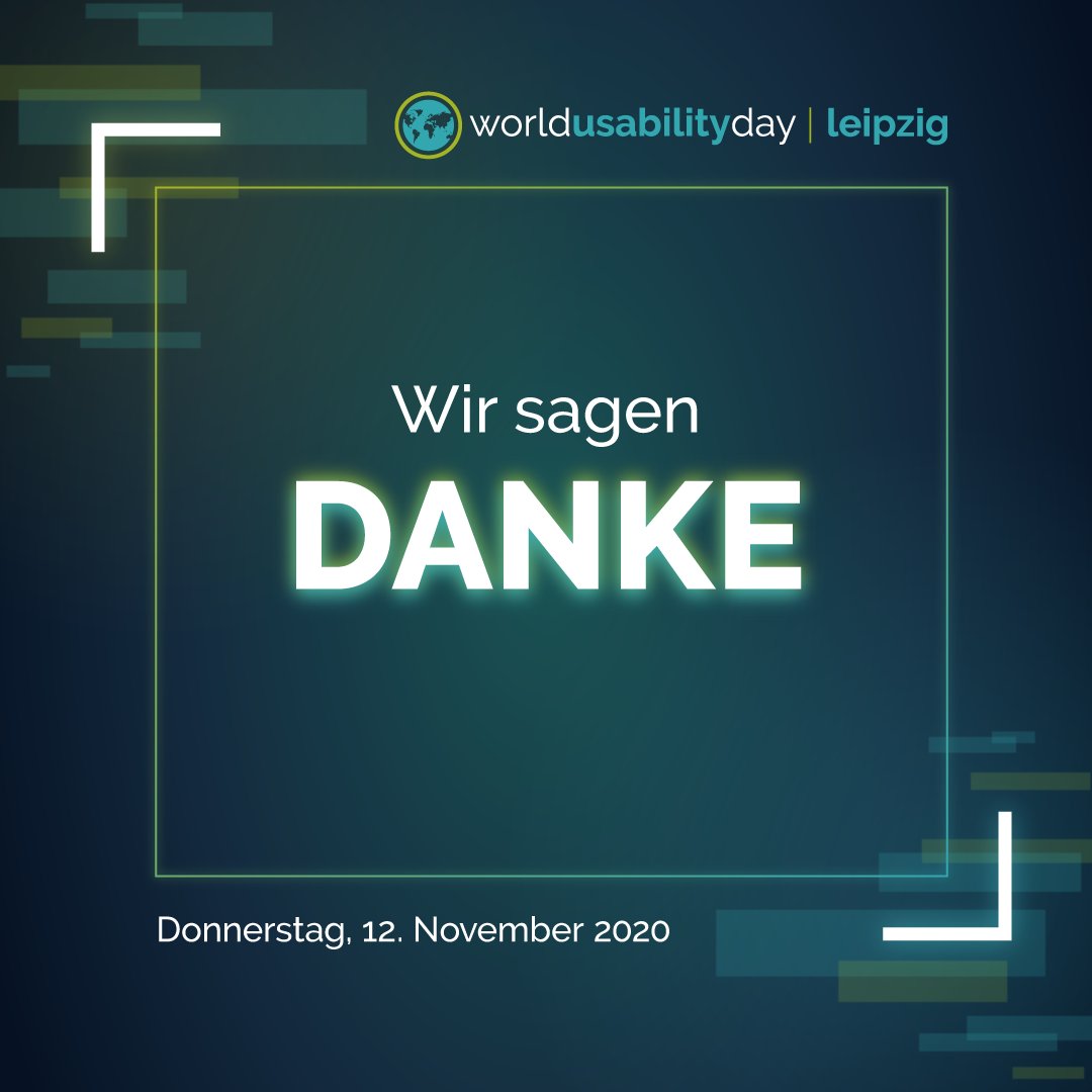 WUD_Leipzig's tweet photo. Vielen Dank für den erfolgreichen #wud2020. Wir bedanken uns bei über 100 Teilnehmern, den Speakern, den Sponsoren #ITSonix #datarespons  #webfleetsolutions und der Community fürs Feedback. 
#worldusabilityday2020 #WUD_Leipzig #WUD2020 #itsonix #datarespons #humancenteredAI https://t.co/kmoJHRcKCo