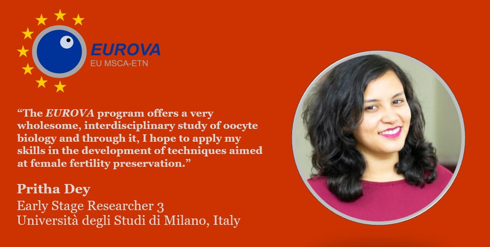 eurova_etn's tweet photo. Our Early Stage Researcher 3 is Pritha Dey @PrithaDey20 from India, based @redbiolab. Her project focuses on developing physiological culture systems to access untapped ovarian reserves to improve reproductive efficiency #reprorocks #womeninSTEM https://t.co/OoH03J0cfO https://t.co/nxJ3c7WxTl