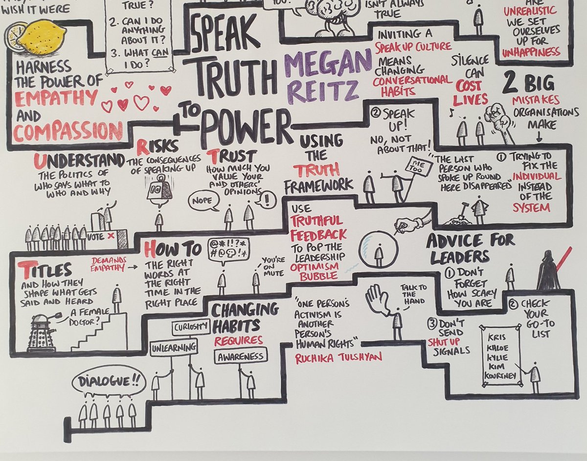 SimonHeath1's tweet photo. Most excellent opening keynote from @MeganReitz1 for @CIPD at #cipdACE on Speaking Truth To Power. Much food for thought (and action obvs). https://t.co/8RkwSSaRJH