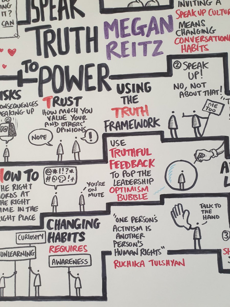 SimonHeath1's tweet photo. Most excellent opening keynote from @MeganReitz1 for @CIPD at #cipdACE on Speaking Truth To Power. Much food for thought (and action obvs). https://t.co/8RkwSSaRJH