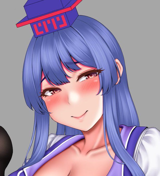 WIP!お顔かわいく描けてる気がする! 