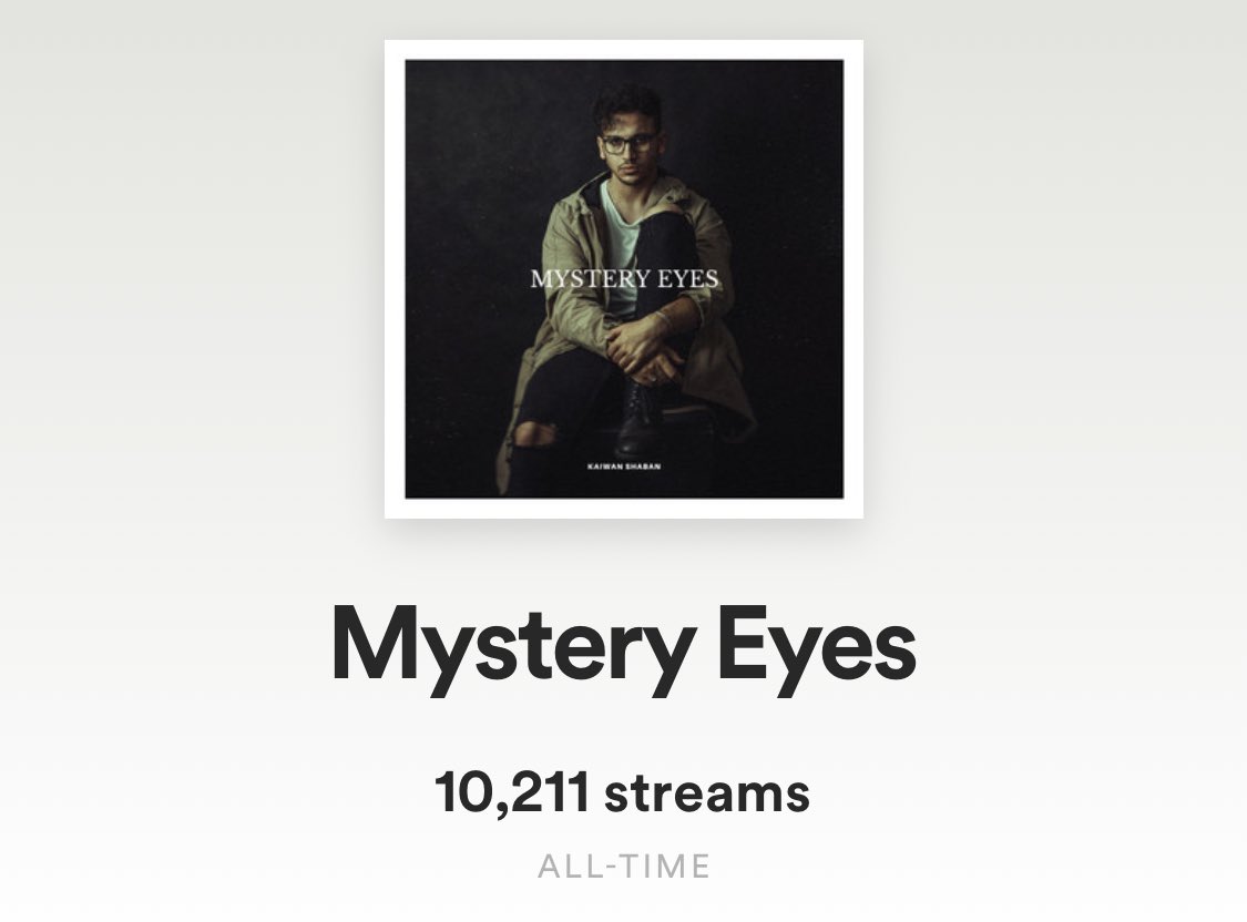 10,000 Streams on @spotify Thank you guys 🖤 There will be 3 remixes coming out soon in collaboration with 3 talented producers. Plus already working on my second single! It’s something close to my heart and want to share with all of you 🙏🏼