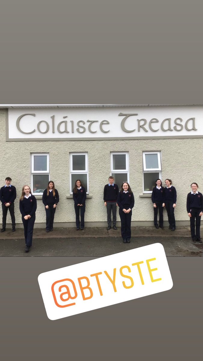 colaistetreasa's tweet photo. 🌟Congratulations to our 6 groups🌟 @BTYSTE finalists 2021 - Jack Quirke, Eva Aspel, Grainne Rahilly, Stella Baldassini, Conor O Sullivan, Hannah Walsh, Ava &amp; Isobel Hynes &amp; Sarah Humphrey’s. https://t.co/te1AgKMAn6