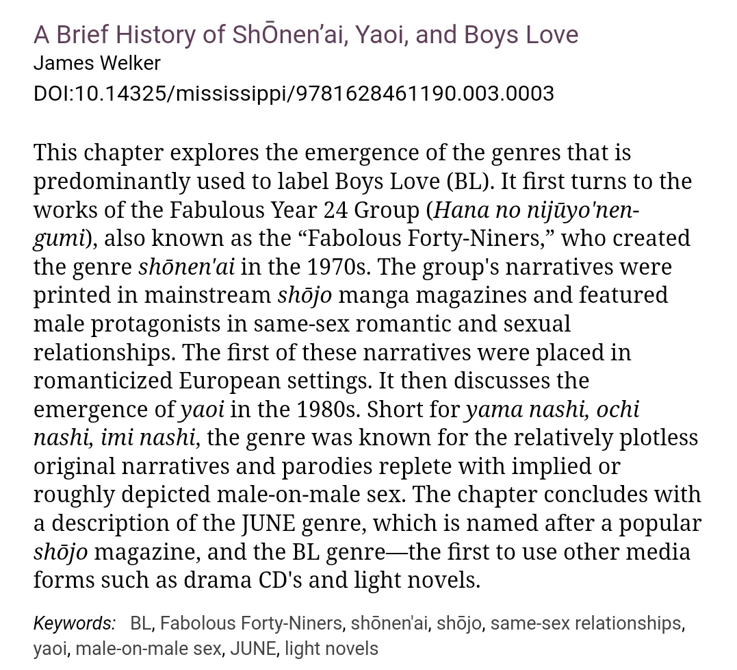Someone said they'd rather believe in some academic journals and i decided to take a look on their abstracts. https://www.universitypressscholarship.com/view/10.14325/mississippi/9781628461190.001.0001/upso-9781628461190-chapter-1 