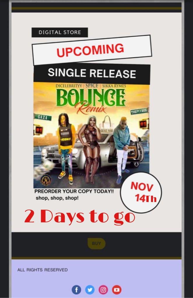 PyyrosF's tweet photo. @repostapp Two Days to go to Bounce  Remix Release 🔥@spiceofficial 🔥@sikka_rymes 🔥@dicelebrityy 🔥 @pyyros_govamentllc All my sexy girls get ready for this big one!!! @intl.starz @zojakworldwide thanks to all the dj been blasting the track so far!! @billboardcharts https://t.co/cFF2Xdgu8u