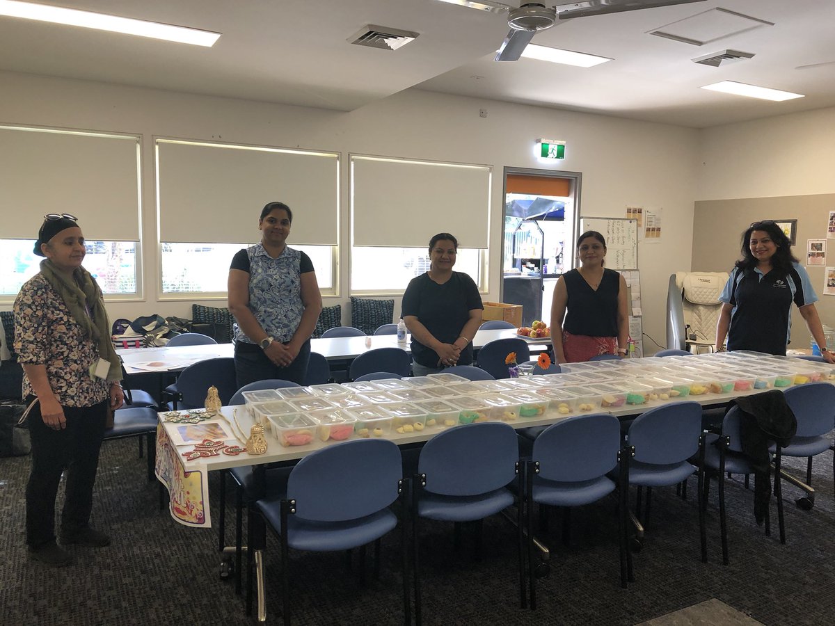 A huge thank you to a group of our staff that put together a Covid safe Diwali morning tea for the Staff at The Ponds School #BelieveLearnAchieve #LoveWhereYouWork