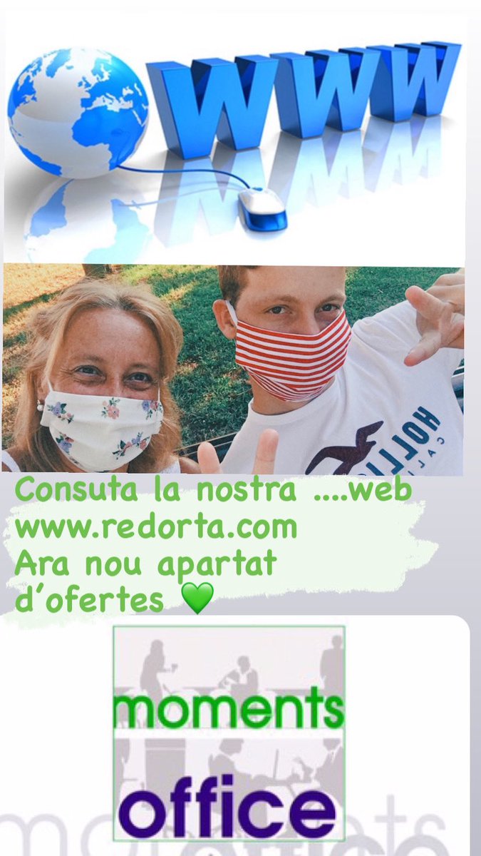 evaredorta's tweet photo. Ara amb el teletreball les vendes on-line s‘han ACTIVAT  💪 
Per  tan hem modificat la pàgina web amb un nou apartat ofertes

https://t.co/kR3R6Sav8x

EL BENESTAR ÉS EL PRINCIPI DE TOT ❤️ https://t.co/vVqhbxwBfu