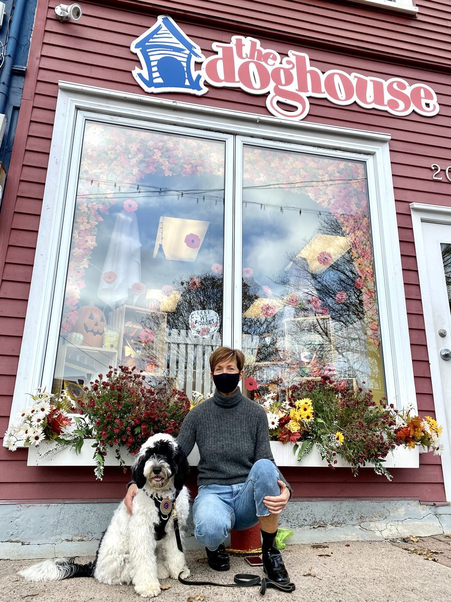 So I added a few items to my Christmas list at The Doghouse this week, thanks Faith for your help. You know I’ve been on Santa’s “NICE” list! 🎅🏼 

By the way it’s #taxfree 🎁 (hint, hint) <a href="/DowntownStJohns/">Downtown St. John's</a> this weekend! #ShopLocal #SupportLocal #LoveDowntown
🐾Stella