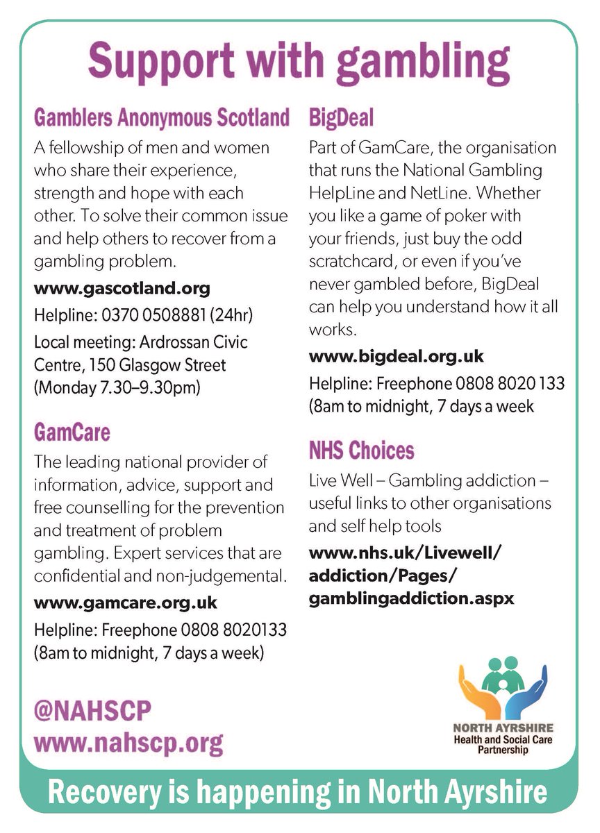 North Ayrshire HSCP tweet media