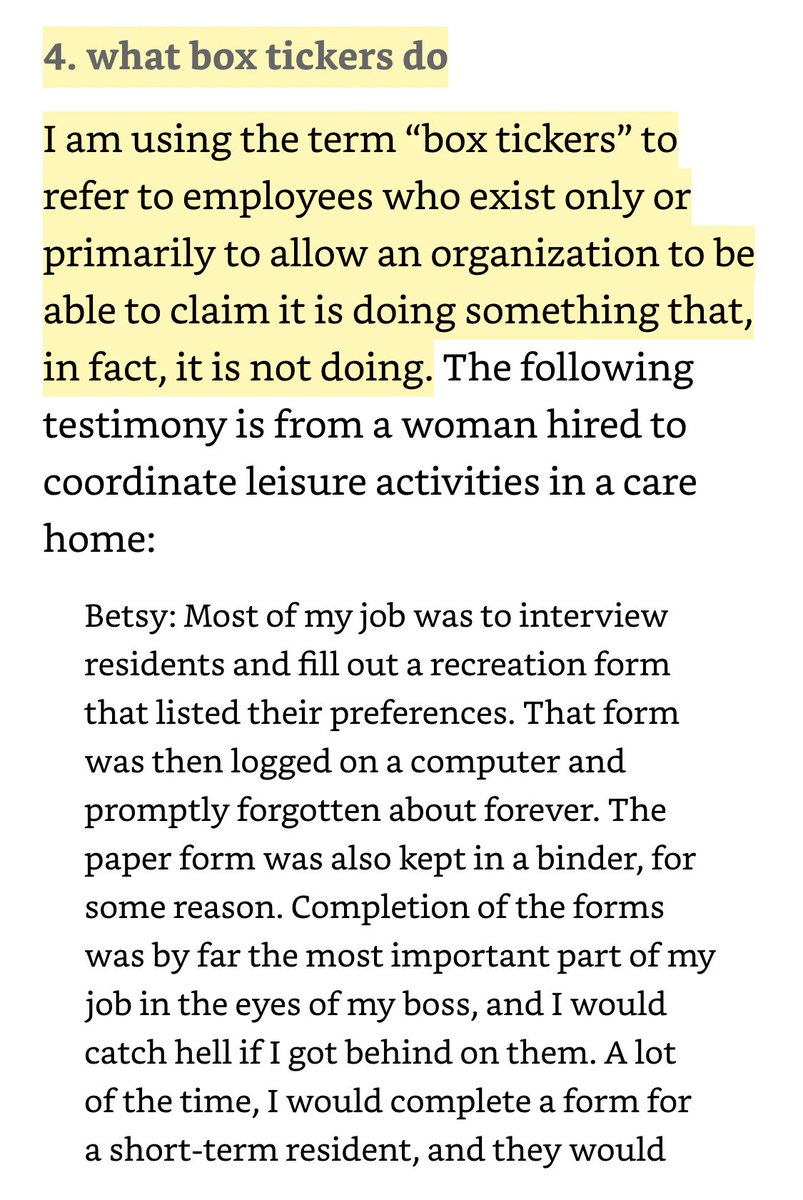 Number 4: box tickers. From the book: