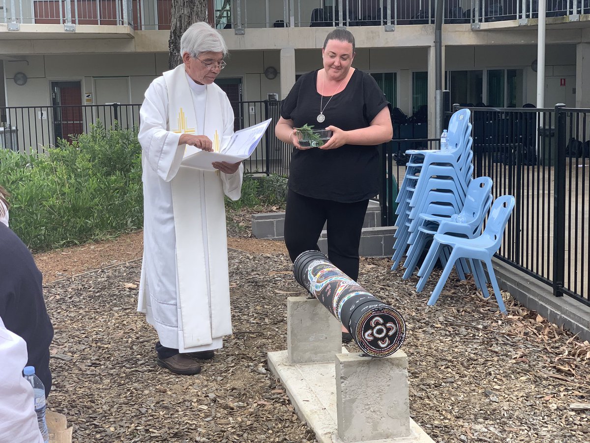As part of NAIDOC week, <a href="/CCCWestHoxton/">Clancy Catholic College</a> held a Blessing Ceremony for the Time Capsule created by our Indigenous Students displayed in the Indigenous Garden. Holding items significant to the Indigenous students, It will be opened up in 10 years time #NAIDOC2020 #NAIDOCWeek