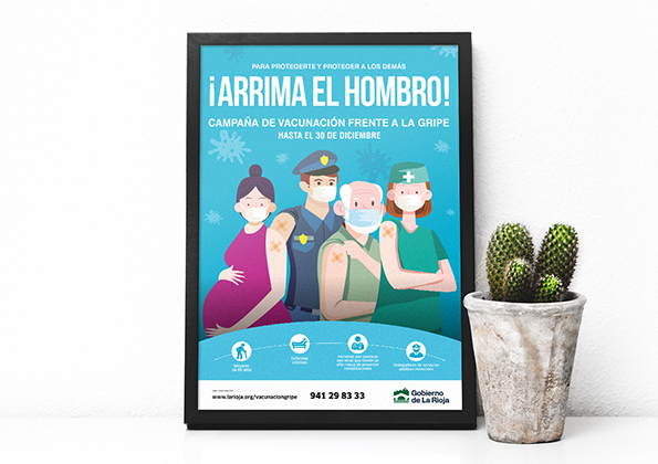 Communicadia's tweet photo. En el camino que os contábamos hace unos días, también hemos tenido tiempo para "arrimar el hombro"... ¡por ti y por toda la sociedad❗

*Campaña para el Gobierno de La Rioja: idea, cartelería, landing page, banners animados, publicidad exterior, cuña radiofónica... https://t.co/4GG4Jrvjw4