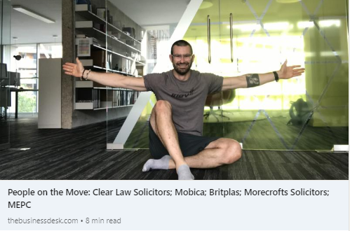 A big thanks to the <a href="/BusinessDesk_NW/">TheBusinessDesk North West</a> for the latest feature about our new Health and Wellbeing Coach, Tom, and the launch of our Wellness programme.

#Clearlaw #healthandwellness #businessdesk

thebusinessdesk.com/northwest/news…