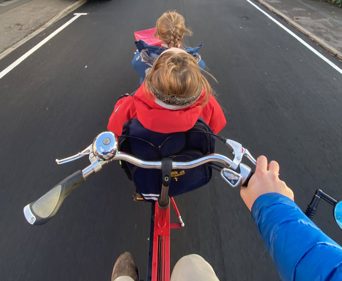 The shortest of rides on a bike that, rare-as-rocking-horse- as it is here, is common in the Netherlands, only a couple of hundred miles or so away as the crow flies, made that much of a difference. Infrastructure, and his own bike, would be transformative for that little chap.