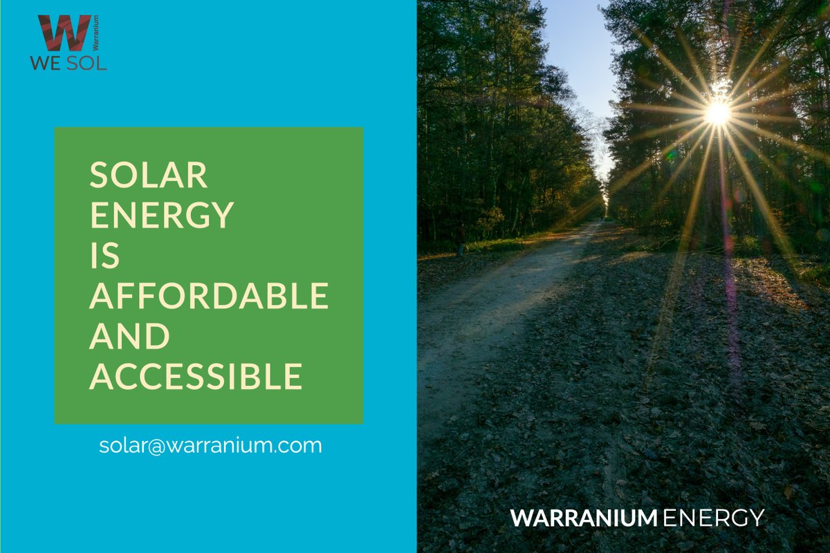 WarraniumEnergy's tweet photo. Solar Energy is affordable and accessible.
#WarraniumEnergy #Warranium #WECareForNEXT #SolarEnergy #WarraniumSolar #GoGreen #RenewableEnergy #SolarPower #WESol #GreenPlanet #India #SolarEnergyCompany #UtiliseTheSun https://t.co/EbHAwWrDcY