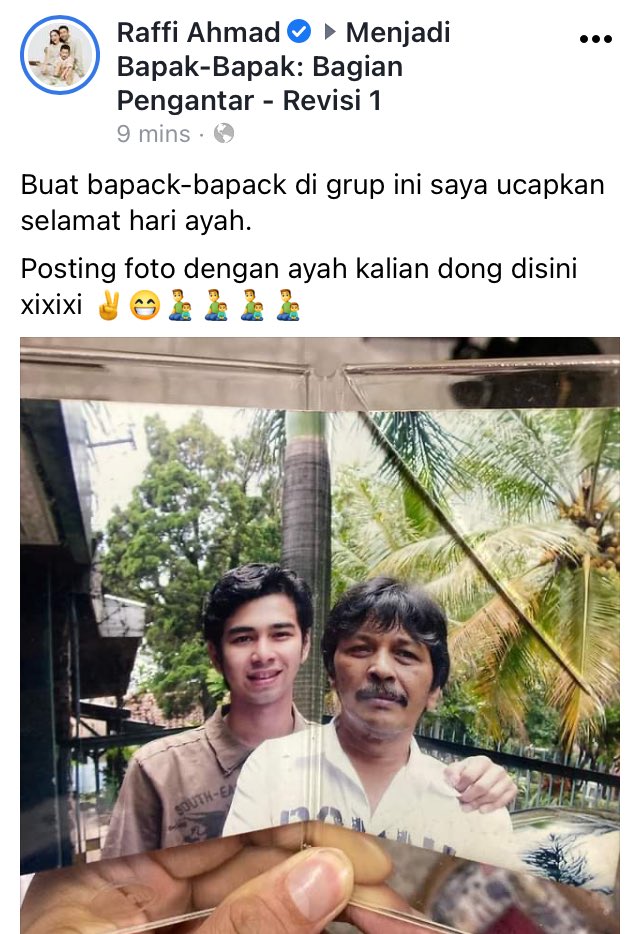 mbb_bp's tweet photo. Selamat hari ayah kpd bapack bapack 😀🙏 https://t.co/A0wfzJIxDD