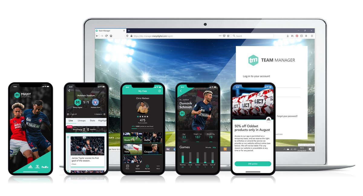 Many Digital tweet media