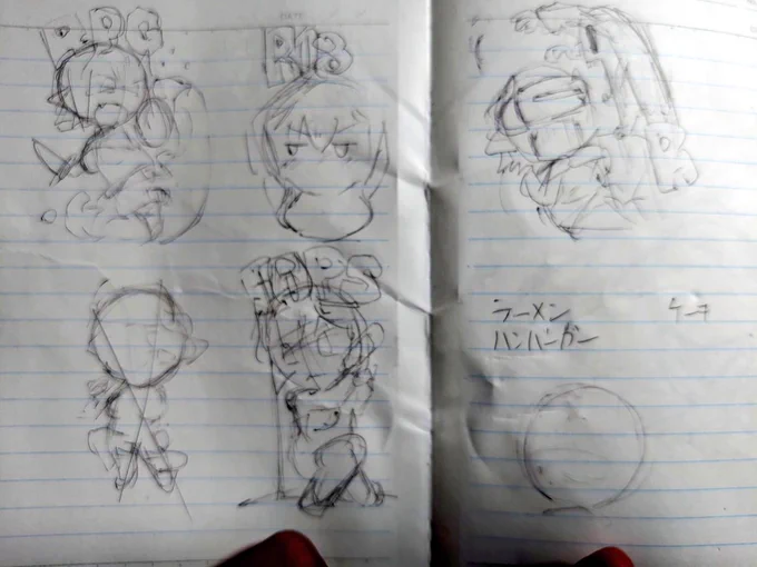 見づらいけどウチの子ゲーマー駄キュバスのキスカでゲームジャンル別のアクキーとか作ってみたいんだよな。 