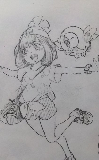 何年か前に描いたミヅキ&モクロー 