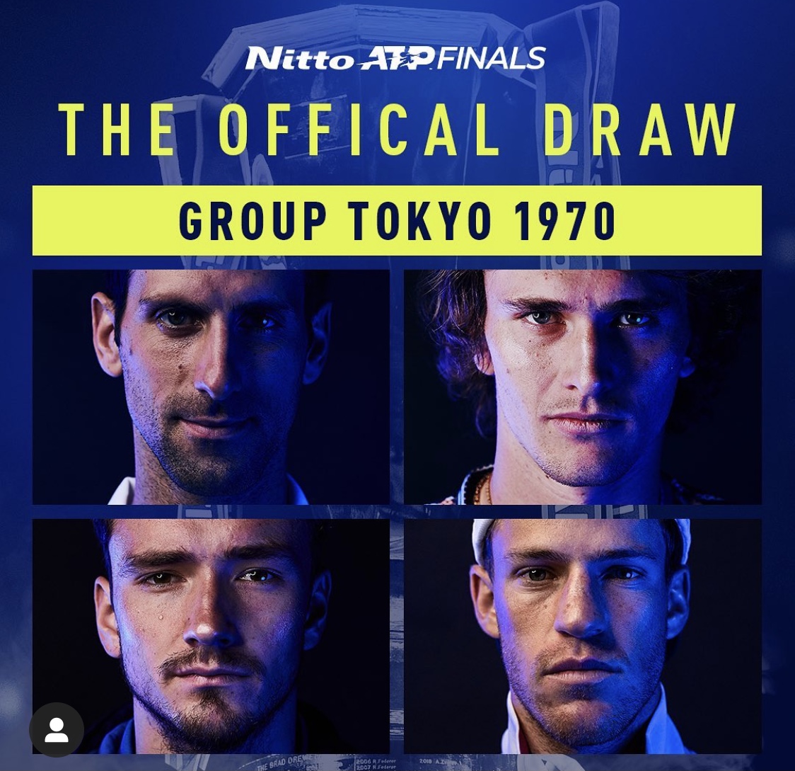 RacketsTrader's tweet photo. The groups are out ! I think there is going to be some extremely good tennis throughout next week so make sure you switch on your TV and watch it ! It is the last main event of the season ! 
#NittoATPFinals #london02 #london02arena https://t.co/AiygJfjaJN