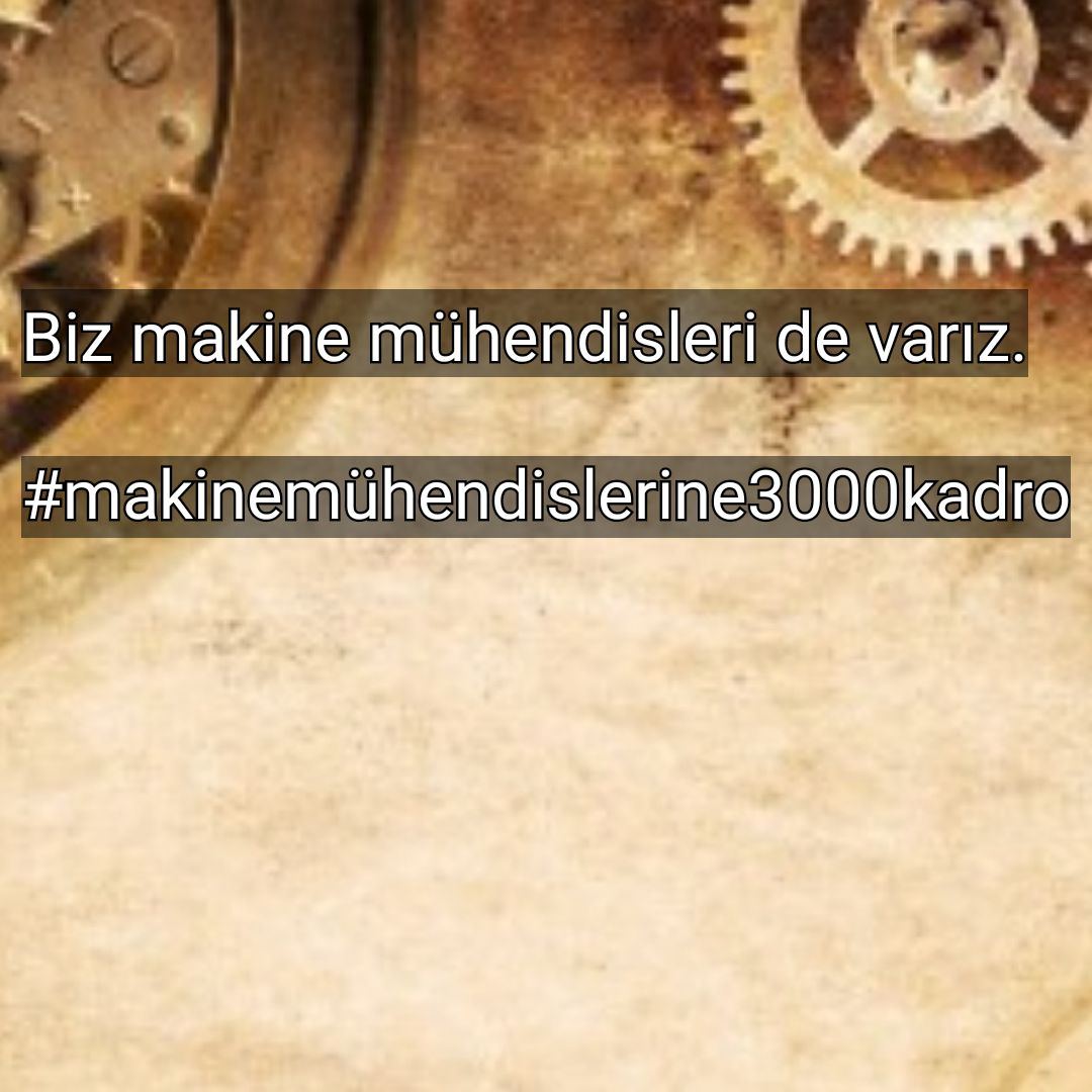16_dilenk_61's tweet photo. #Kamuya3BinMakineMühendisi
Biz bu sene atanmak istiyoruz. https://t.co/i2zQgyfcJq