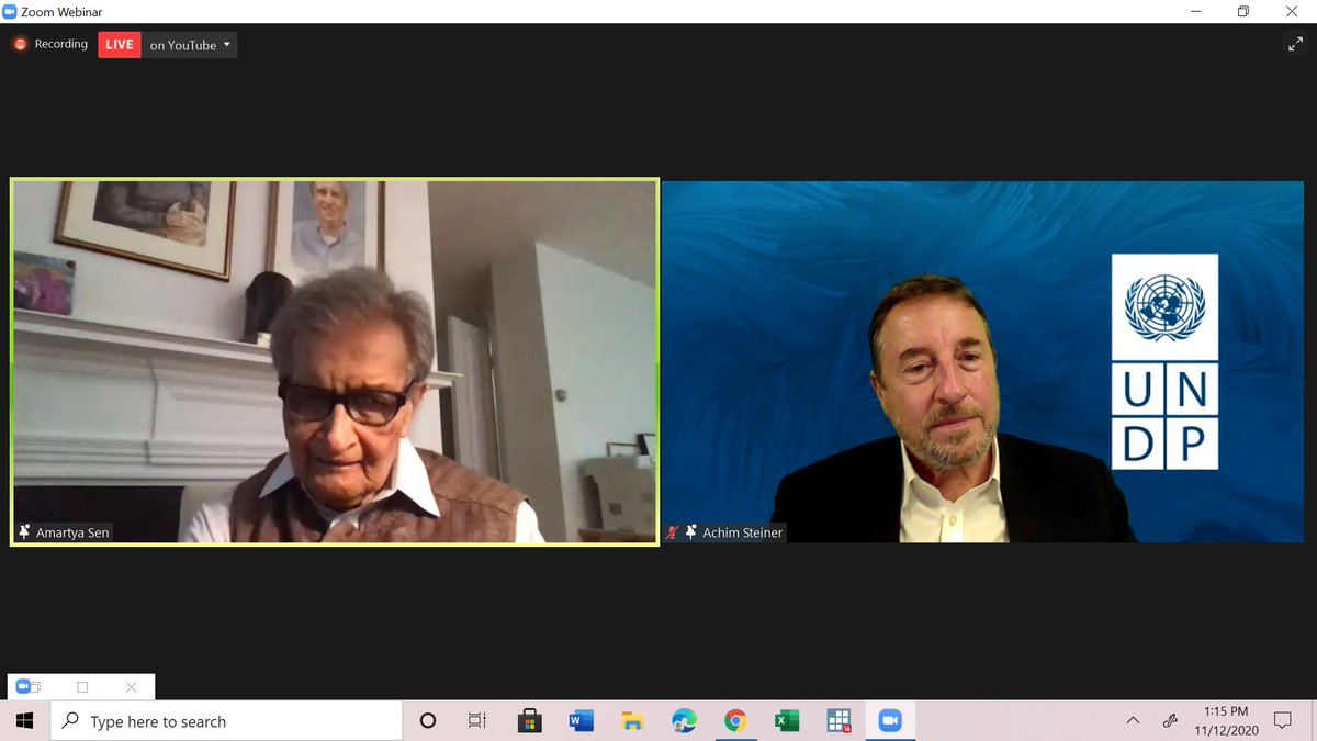 BephyerParey's tweet image. #capabilityapproach #humandevelopment #multidimensionalmeasure 

It&apos;s really exciting listening to Sen! Thank you #UNDP!