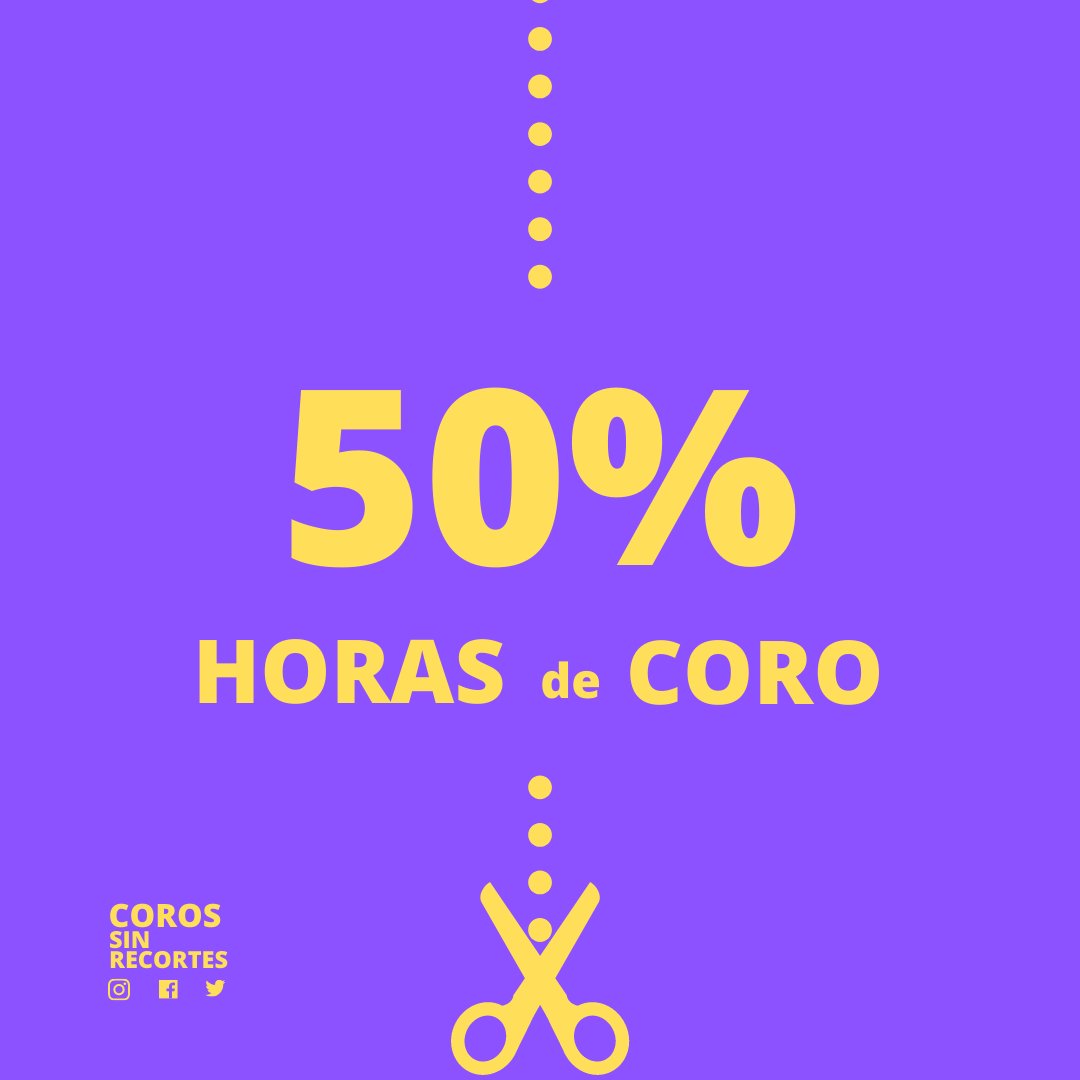 CorosSecundaria's tweet photo. Los recortes siguen en pie. 
Desde APEMES seguiremos resistiendo.
Invitamos a compartir, charlar, y sumarse al reclamo de 
NO al recorte en educación
NO al recorte en coros
#CorosSinReCortes
#EducaciónSinReCortes
@FenapesUruguay https://t.co/IOsnILfVhv