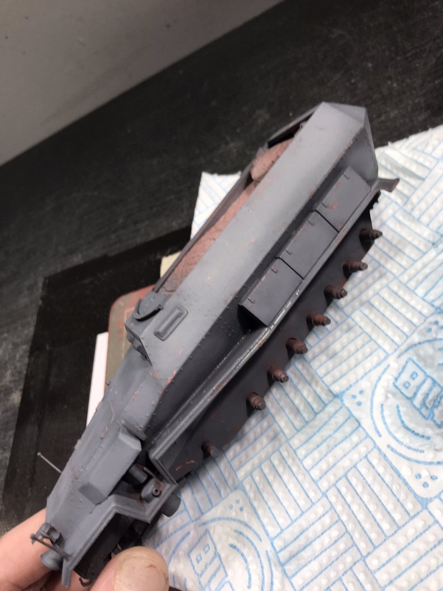 While it dries going to start painting the rubber on the wheels  normally I’ve got masks but hairy stick time