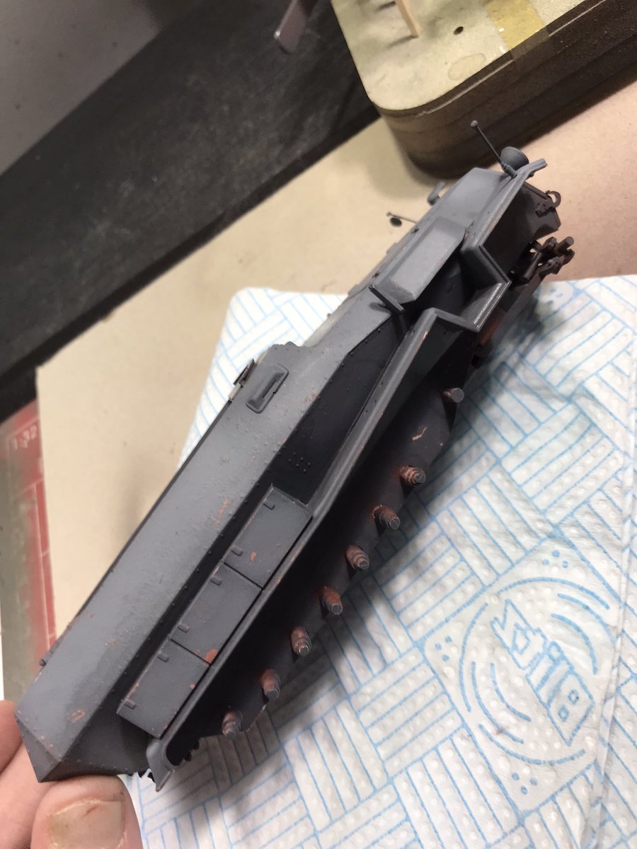 While it dries going to start painting the rubber on the wheels  normally I’ve got masks but hairy stick time