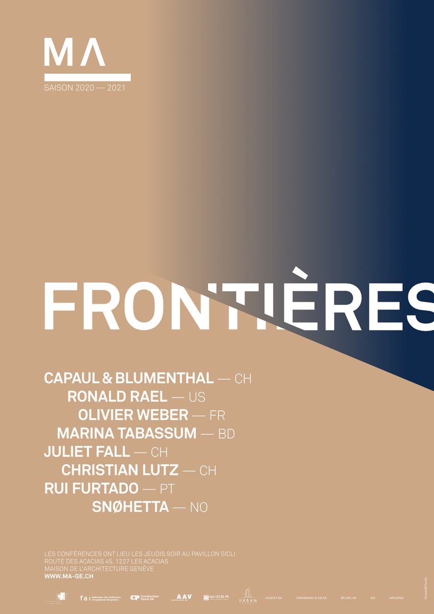 MA_Geneve's tweet photo. Nous sommes heureux de vous présenter l'affiche de notre nouveau cycle de conférences 2020-21 – FRONTIÈRES | ⚡️

👉 Découvrez le programme complet ainsi que les dates des conférences sur notre nouveau site : https://t.co/hRtQa3uuJQ https://t.co/3eEPkwfYSA