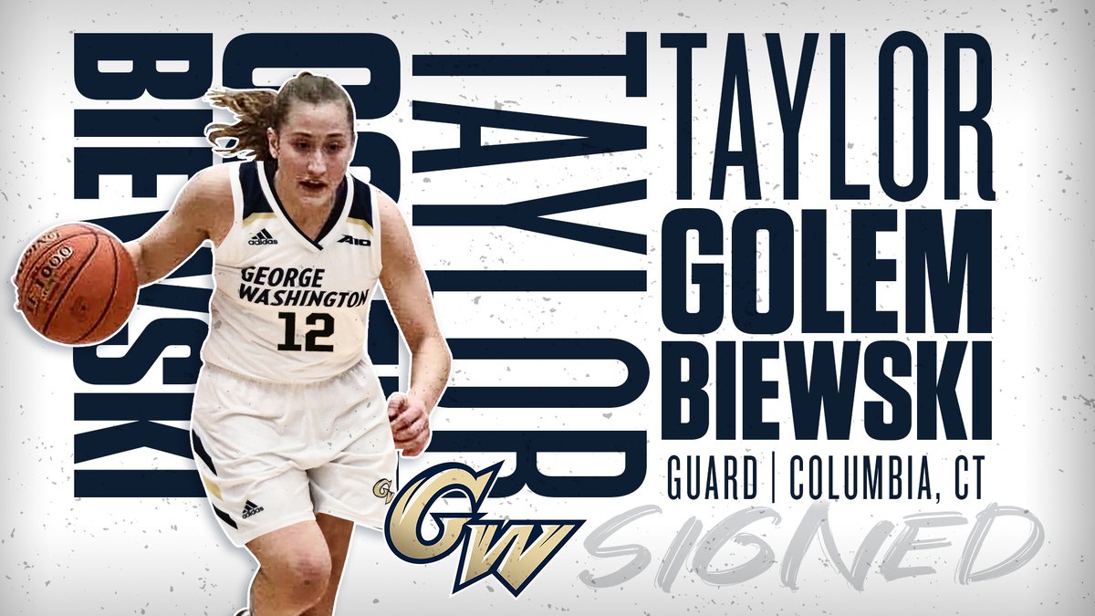 Welcome to GW, <a href="/TayGol35/">Taylor Golembiewski</a>! #RaiseHigh