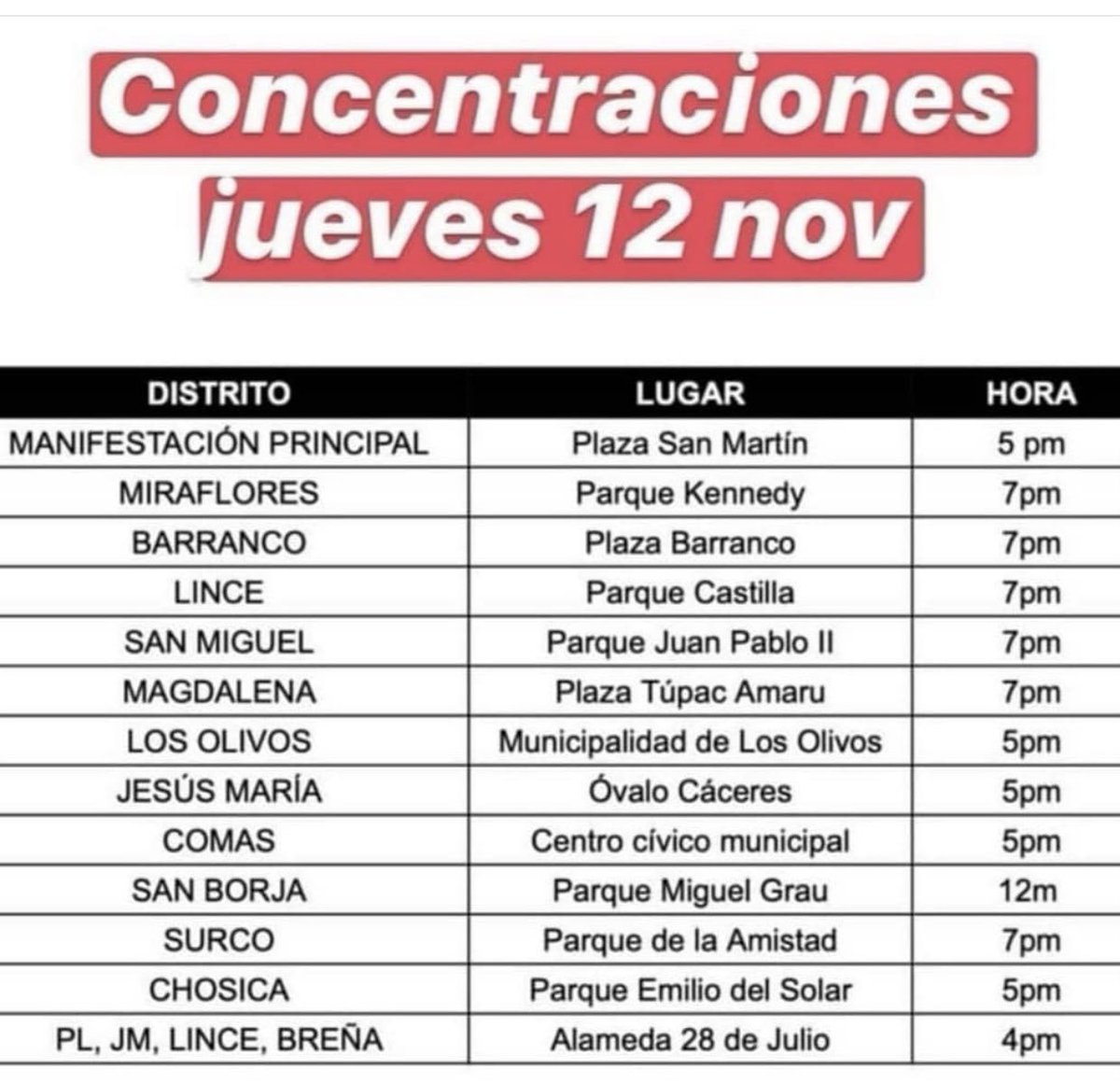 gianmarcomusica's tweet photo. Estoy en #Perú🇵🇪
Hoy salgo a la calle a marchar en paz, por mi hijos,por todos nosotros.
Llevemos juntos a una sola voz el amor de nuestra tierra que llora a gritos que la saquemos de este infierno.
Tenemos derecho a salir a la calle sin miedo y en paz.
No a la violencia 🙏🏼🇵🇪 https://t.co/C1cU9oBY6a