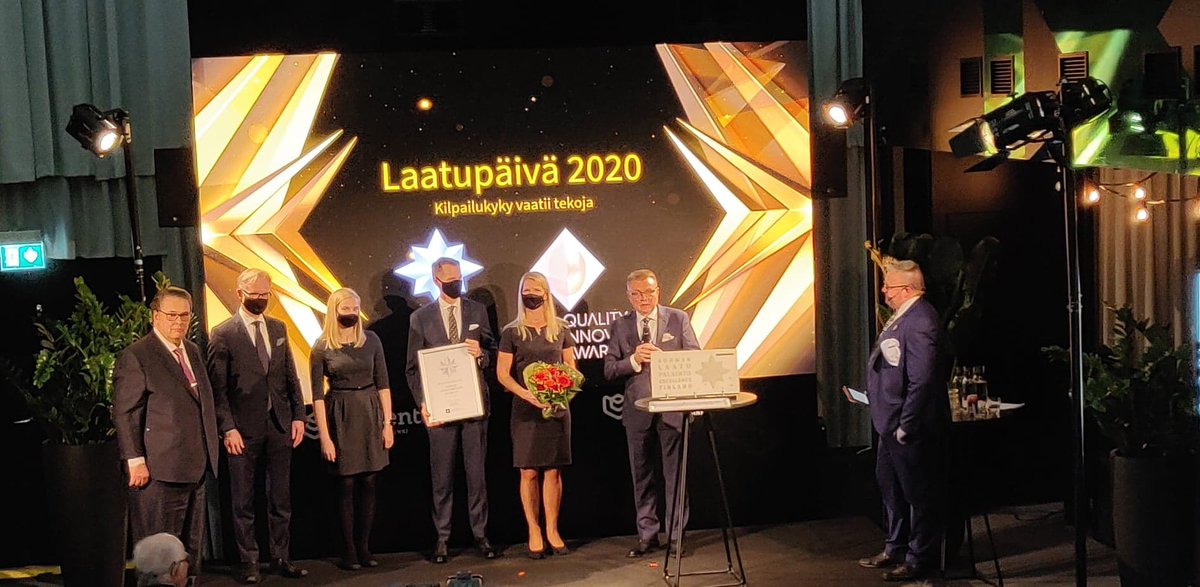 Suomen laatupalkinnon ja EFQM Recognised for Excellence -sertifikaatin kuudella tähdellä sai ansaitusti Nordea Henkivakuutus Suomi Oy.

⭐⭐⭐⭐⭐⭐

#suomenlaatupalkinto #laatupäivä #maailmanlaatupäivä <a href="/Nordea_FI/">Nordea Suomi</a>