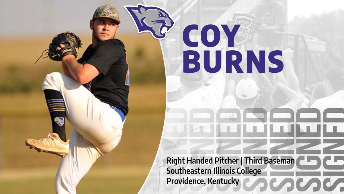 Welcome to the newest member of the Panther baseball family! <a href="/CoyBurns24/">CoyBurns</a> #kdubbaseball #NSD21
