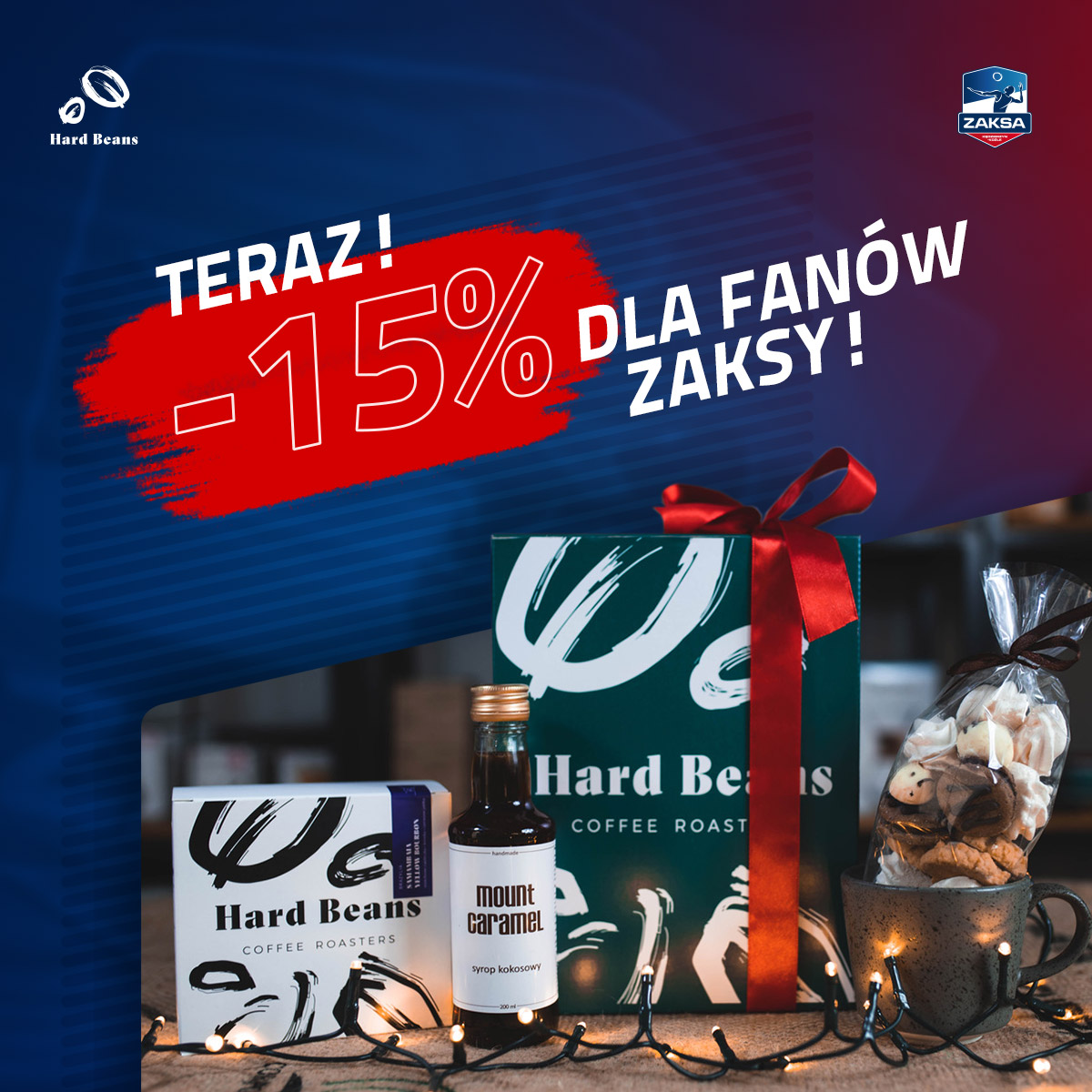 ZAKSAofficial's tweet photo. Ta kawa napędza naszych siatkarzy 🔥💪 Dlatego #HardBeans przygotował dla Was specjalną promocję! Z kodem zaksa15 otrzymacie 15% zniżki na wszystkie kawy z ich oferty!
Polecamy szczególnie GIFT BOXY, czyli uniwersalne prezenty dla każdego wielbiciela kawy ☕ Dostępne w … https://t.co/KsRd5CnajI