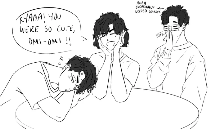 the saga of omi's squished cheeks continues (2/2) 