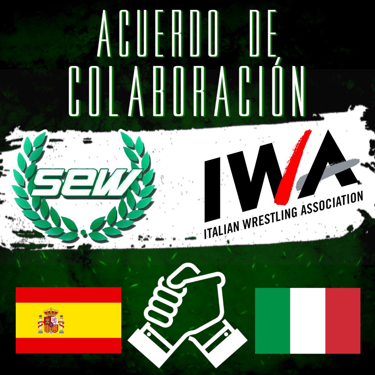 andaluciawrestl's tweet photo. Sevilla Wrestling tiene el honor en presentar un acuerdo de colaboración que significará un antes y un después para ambas compañías. 
Sevilla Wrestling e IWA @IWAItaly1 a partir del día de hoy, son marcas aliadas con lo que damos un pasito mas con el que poder seguir mejorando. https://t.co/9JaGpsuYNl