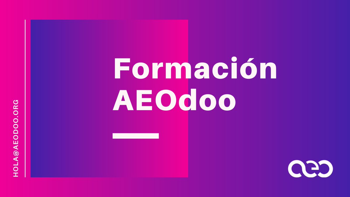 aeodoo's tweet photo. Queremos que #Odoo llegue a todos los centros educativos que imparten ciclos formativos técnicos de #informática. Si eres #profesor de un centro de este tipo y te interesa el mundo #ERP y #opensource puedes escribirnos a hola@aeodoo.org. https://t.co/YRHPOVT7z8
