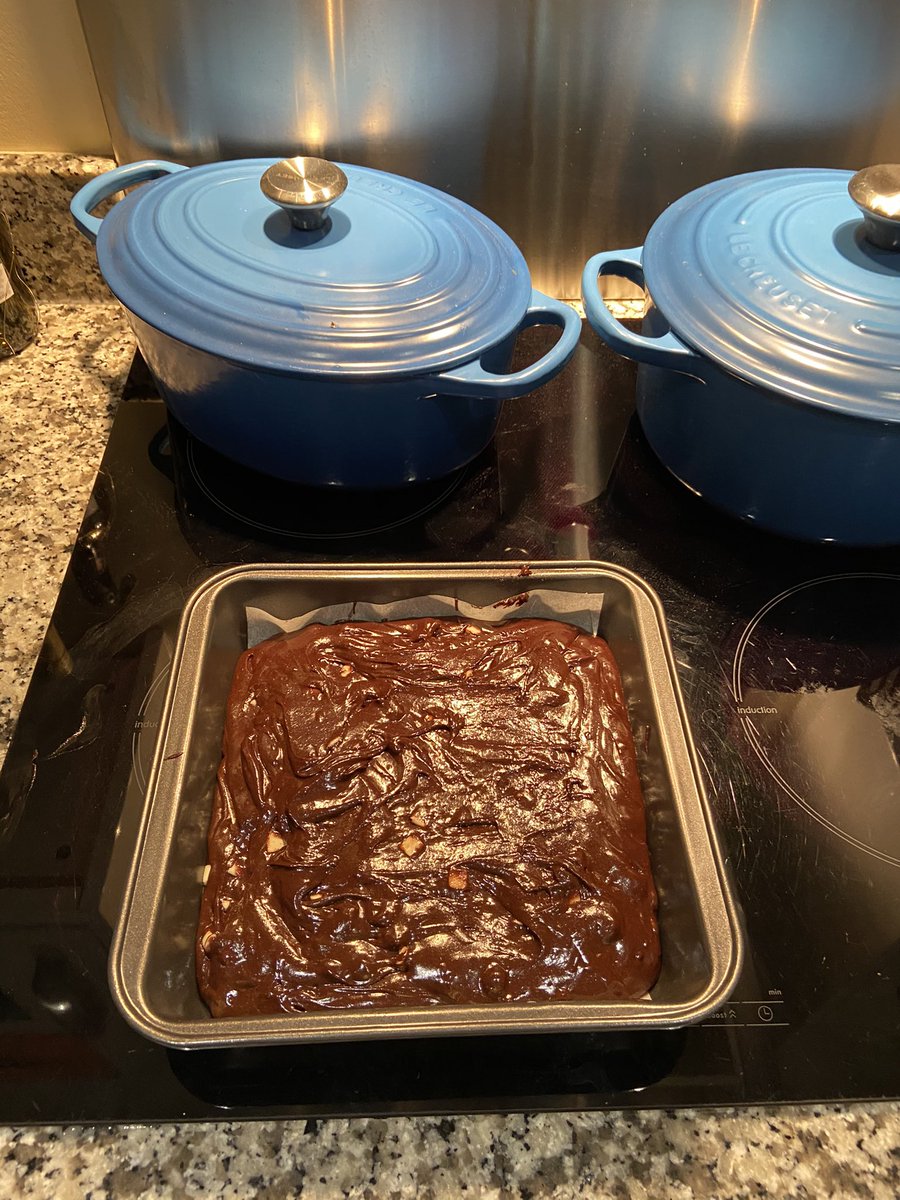 Couldn’t continue being outdone by the new talent <a href="/jnim87/">Ming Lee</a> , so brownies coming to <a href="/SHHounslow/">Sexual Health Hounslow</a> tomorrow morning! #lockdownbakeoff2