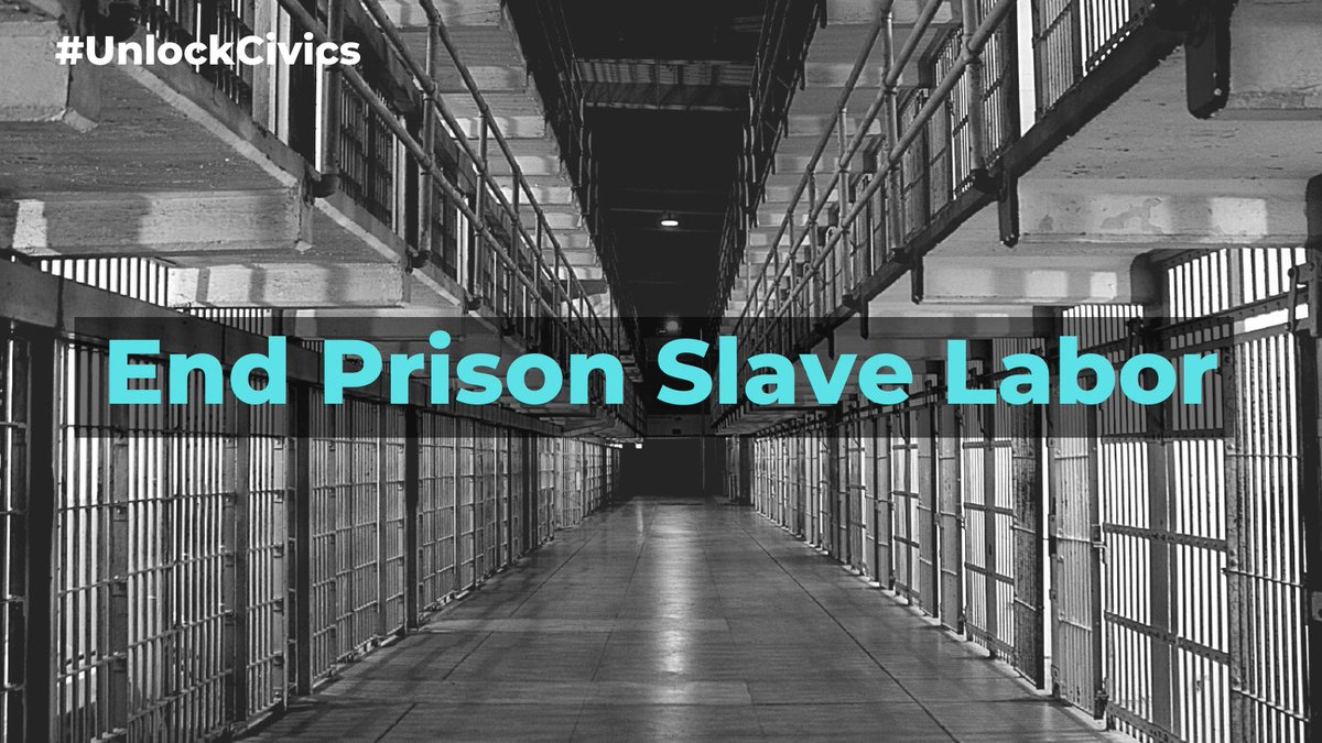 (THREAD)We are working hard to pass Senate Bill 2929, The End Prison Slave Labor bill. The average pay for someone working and incarcerated in Illinois prisons is $28 a month. It is not possible to live off of $28 a month.