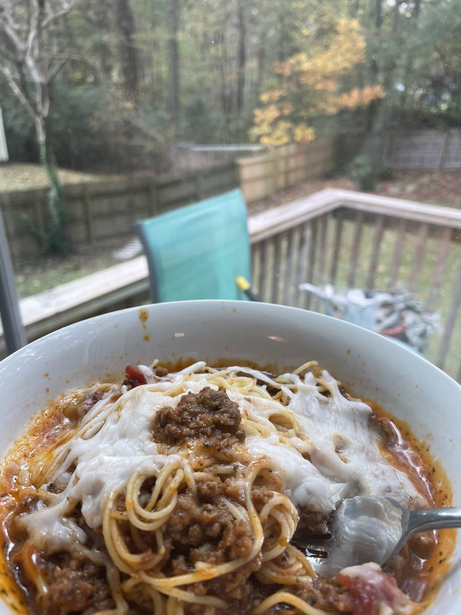 Finally made a vegan spaghetti with walnut meat and shit! Check me out mane.