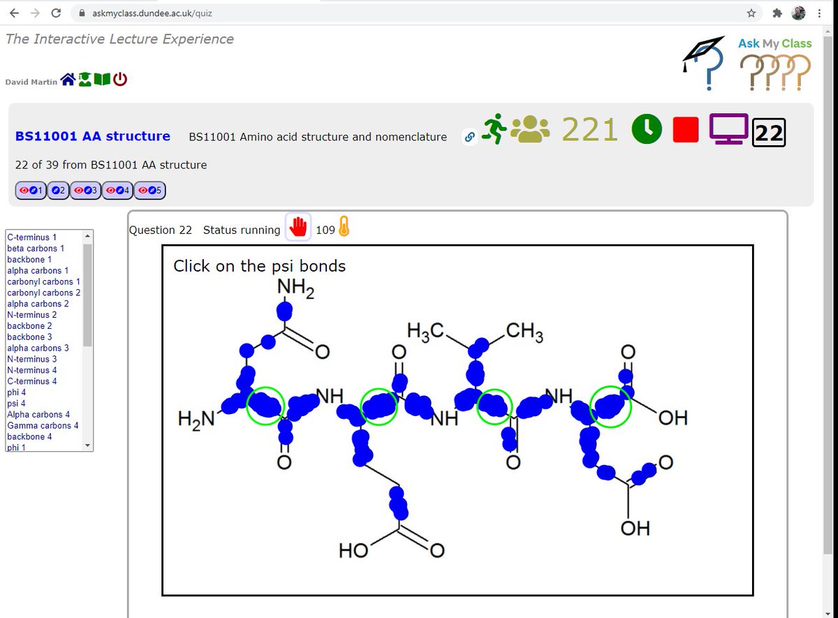 bioinformagic's tweet photo. Think a bit more revision is needed for the students before the structure workshop.. #askmyclass being really useful for evaluating knowledge/learning in real time. https://t.co/Av0Pq6MXH9