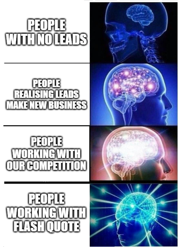 _flashquote_'s tweet photo. Want to be on a different plane of existence to your competition? Try something new and different today. Call us on 0330 808 8999 or drop us an email, info@flashquote.co.uk
#leadgeneration #insurancesales #insurancemarketing #weliketomeme #insurancebroker https://t.co/8OzIRnY8ww