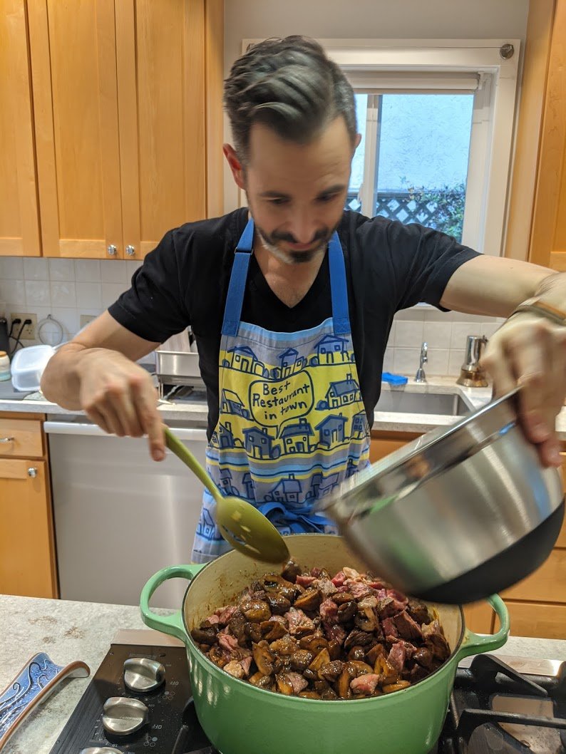 Chop up your steak into pretty little cubes. Unlike the votes in our antiquated, electoral college, every piece matters equally.