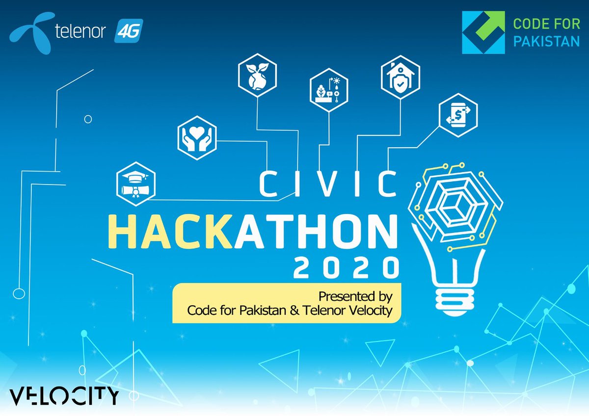 nic_peshawar's tweet photo. NIC Peshawar is very proud to be a community partner for Civic Hackathon 2020 presented by Code for Pakistan in collaboration with Telenor Velocity. REGISTER NOW: https://t.co/VWjGdqxXII

#NICPeshawar #Ignite #LMKT #MoITT
#isbhacks #cfphacks #civictech #civichacking https://t.co/zv0aHPoGJj