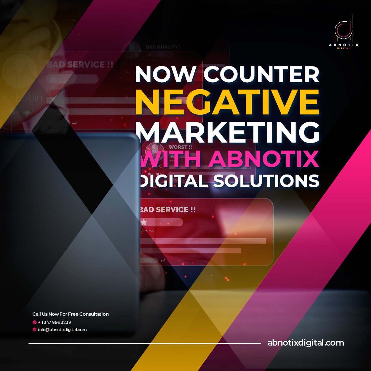 AbnotixDigital's tweet photo. The recent elections have proven the power of social media and how it can be used as a medium to deliver your product and vision to the target audience. Our Brand Reputation Management Experts Help You beat the odds and the negativity.
#digitalmarketing #uselections2020 #covid19 https://t.co/4d8UAsyVN8
