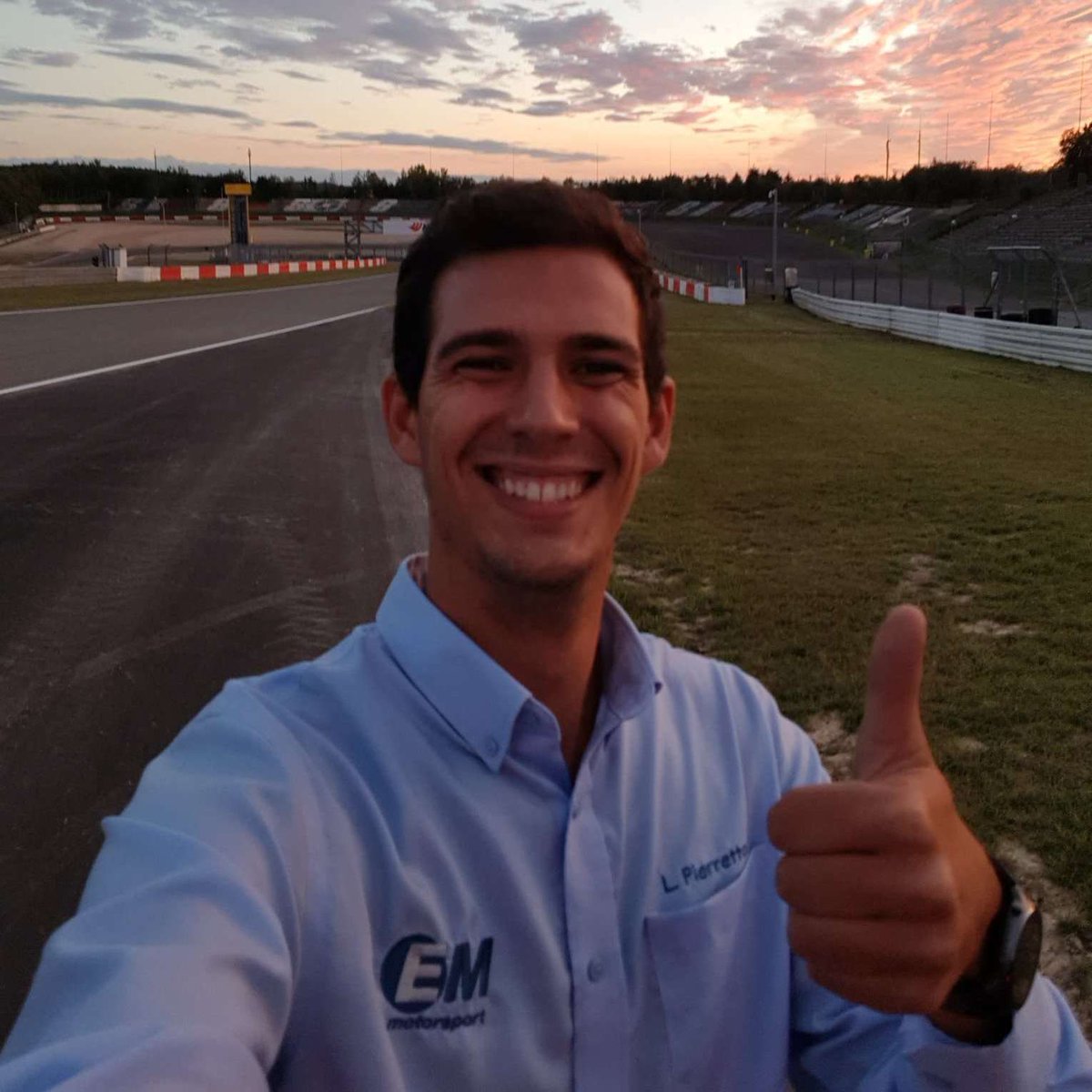 EMMotorsport's tweet photo. Next up in our #EMTeam: one of our @DTM Marshalling System Engineers - Luca Pierrettori.
Luca will have been with us for 3 years in January, he can't decided between @circuitspa and @autodromohr as his favourite track, and he actually prefers motorcycles to cars! 🏍 https://t.co/xVF1ulVu1R
