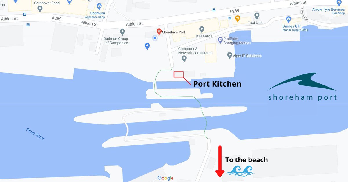 shoreham_port's tweet photo. We are very excited to share plans for our new Port Kitchen, due to open in summer 2021! Offering great coffee, fresh food, a vibrant atmosphere, and unparalleled views across the harbour. Learn more in today's news story: https://t.co/d5WV2Vpv5X
#ShorehamPort #PortKitchen https://t.co/IEIVLTJq7Y