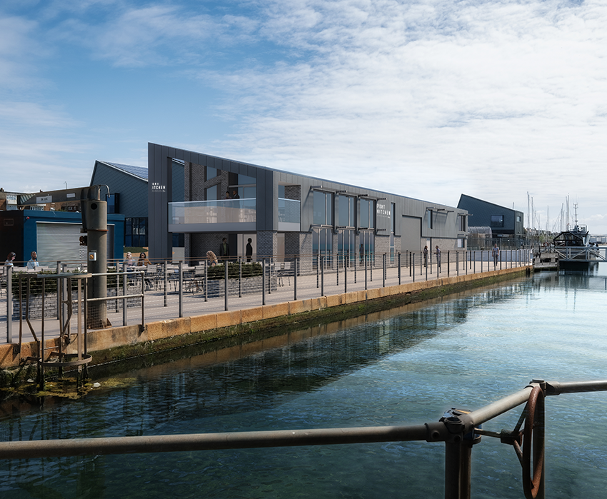 shoreham_port's tweet photo. We are very excited to share plans for our new Port Kitchen, due to open in summer 2021! Offering great coffee, fresh food, a vibrant atmosphere, and unparalleled views across the harbour. Learn more in today's news story: https://t.co/d5WV2Vpv5X
#ShorehamPort #PortKitchen https://t.co/IEIVLTJq7Y