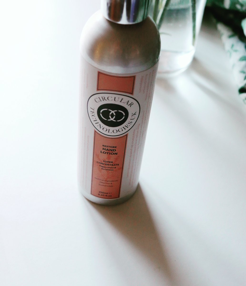 Massage our Restore Hand Lotion into #hands and #cuticles to keep skin and nails moisturised. #Skincare #CircularTechnologies #ComingSoon #Sustainable #Natural